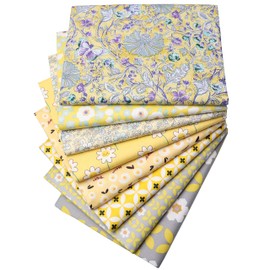 Hanjunzhao Cotton Fat Quarters Fabric Bundles 18 x 22 inch for Sewing Quilting Crafting