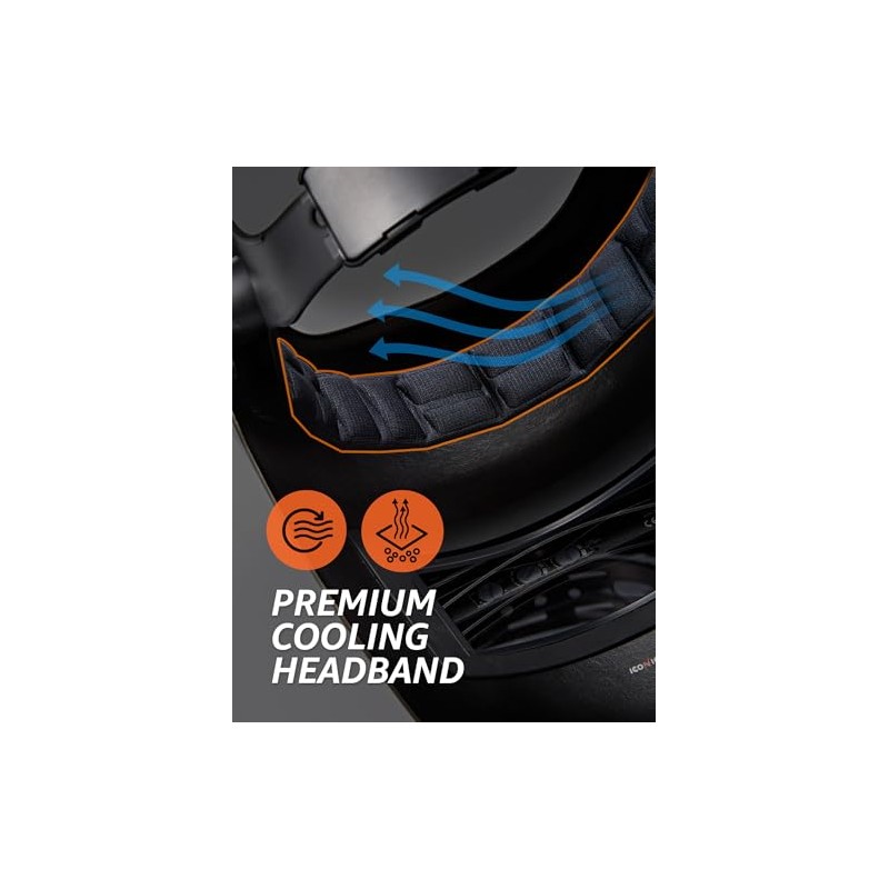 ICONIC WELD Embossed Design Helmet Sweatband