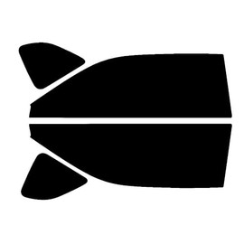 PreCut Front Door Window Tint Kit Compatible with Dodge Challenger 2008-2014, 5% VLT