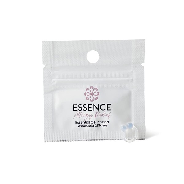 Essence Nasal Diffuser | Essential Oil Ring | Silicone Nose Inhaler (Allergy Relief)