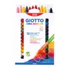 GIOTTO 291300 Wax Crayons Two-Tone