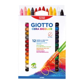 GIOTTO 291300 Wax Crayons Two-Tone