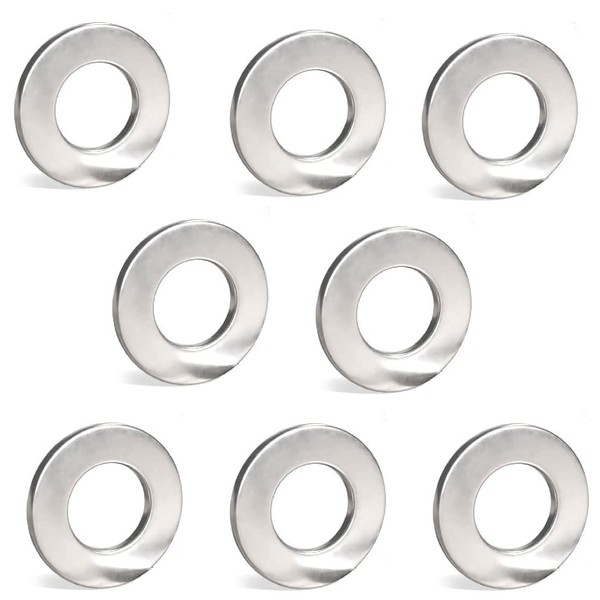 mmbshop M6 (6mm) Stainless Steel Washers, Form A Thick Flat