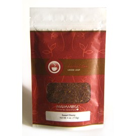 Mahamosa Sweet Cherry Rooibos 4 oz - Rooibos Herbal Loose Leaf (Looseleaf) Tea Blend
