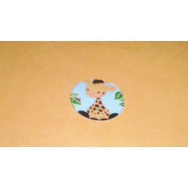 Unbranded Pre Cut One Inch Bottle Cap Images Baby Giraffe Free Shipping - photo, 15 images