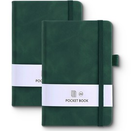 Horizontal Ruled A6 Notebook (2 Books) (5 Colors Available/2 Books) Memo Notebook, Diary, Notebook, A6, Horizontal Notebook, Plain