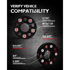 KAX 5x100 Wheel Spacers,20mm 5 Lug Hub Centric Wheel Spacers fit for Forester, Crosstrek, Outback, Impreza, XV Crosstrek, Legacy, FR-S, BRZ, Baja with M12x1.25 Studs 56.1mm Hub Bore,2Pcs