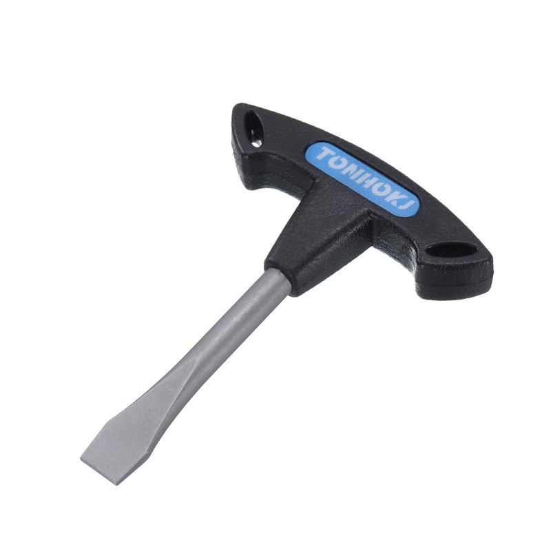 sourcing map T Handle Flat Head Screwdriver 10mm T Handle