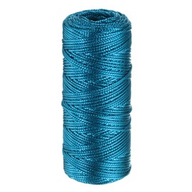 HARFINGTON Cuerda metálica de 328 pies, cuerda azul de 1,5 mm, hilo de rosca para manualidades, envoltura de regalos, decoración de Navidad, etiqueta 