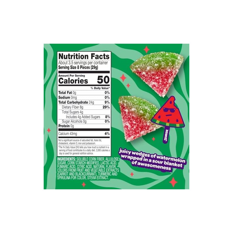 Sour Watermelon Wedge Pieces by JOYRIDE