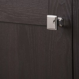 Hickory Hardware P3240-CH Bridges Collection Cabinet Hardware Knobs - Home Improvement Kitchen Cabinet Knob for Cupboard Drawer Pulls & Dresser Knobs Chrome Finish 1-1/4 Inch Square - 1 Pack