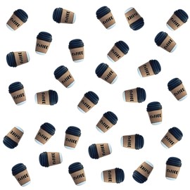 Coffee Cup Nail Charms, 50 PCS Resin Nail Decorations Cute Slime Charms for DIY Crafts Making, Decorations, Scrapbooking, Embellishments, Hair Clip