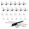 12-Piece Dragonfly Garden Clips for Plants and Yard Decor -