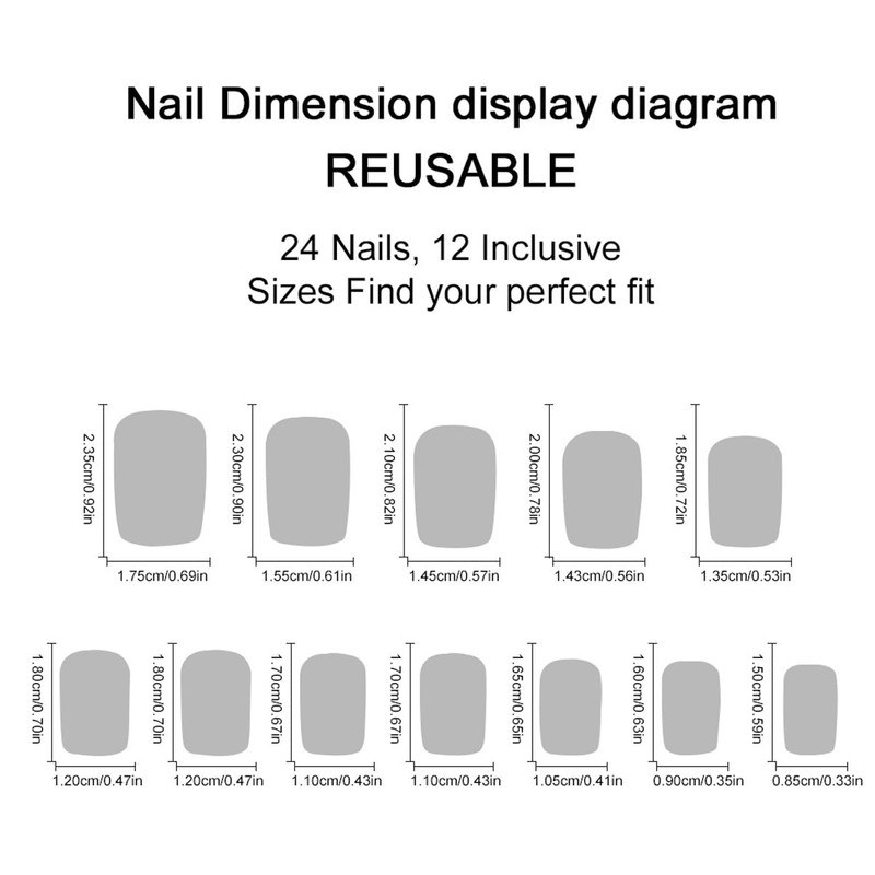 St. Patrick's Day Press on Nails Medium Length Fake Nails