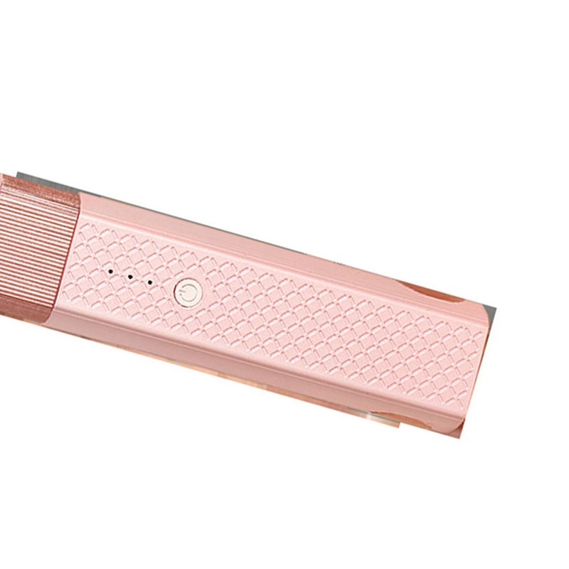Cordless Hair Straightening Curling Flat Iron Quickly Heating Prevent Damage