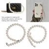 2Pcs Pearl Bead Bag Chain 60cm Workmanship Easily Install Detachable