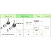 Panglong Golf Cart Ball Joint Tie Rod End Kit for
