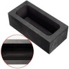 55x37x20mm Graphite Crucible Casting Ingot Bar Molds Tools Melting Ingot
