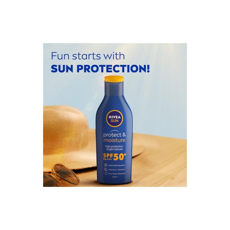 Nivea Loción solar hidratante SPF 50 | 4.2 fl oz