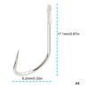 SG Store Pack of 20 Small Barbless Fishing Hooks with
