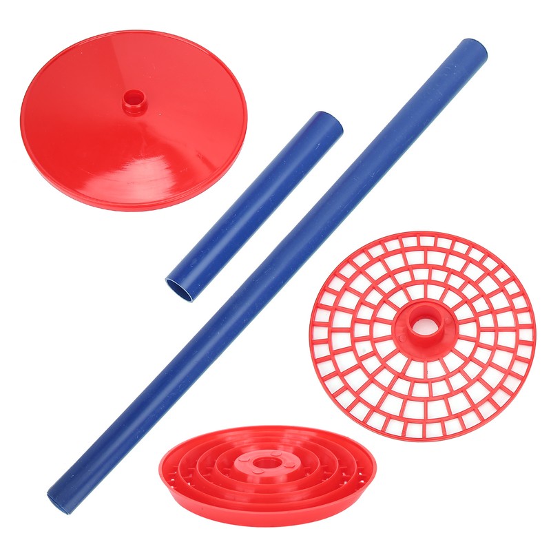 98 Holes Pipette Racks Red Pipette Stand Holder Rack Laboratory
