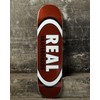 Real Skateboard Deck Easy Rider Glitter Oval Red Fire 8.5"