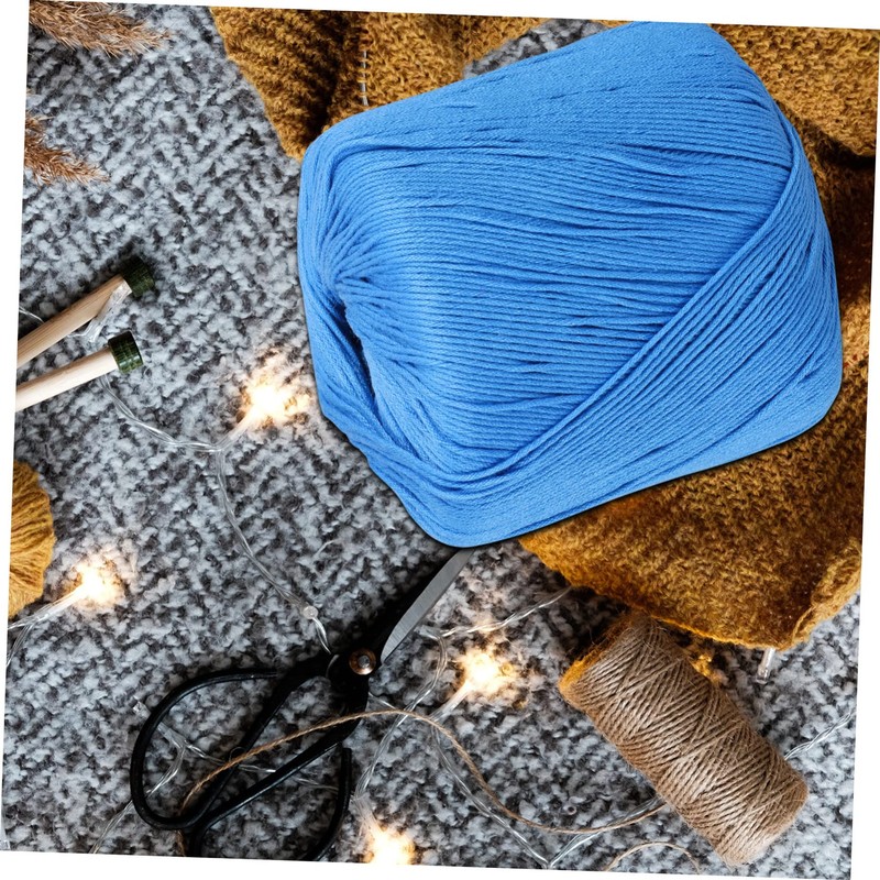 SHINEOFI Soft Cotton Thread 1 Roll DIY Rope Handmade Crochet