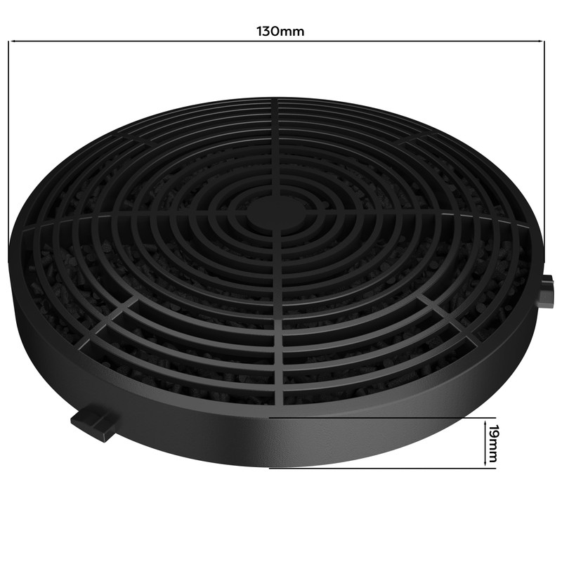 CIARRA CBCF055 Aktivkohlefilter Kohlefilter Umluft für CIARRA Dunstabzugshaube CBCB6765C CBSB6765C