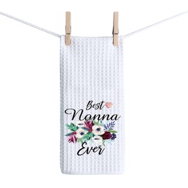 Best Nonna Ever Gift Grandma Gift from Grandchild Nonna Kitchen Towel (U-Nonna Towel)