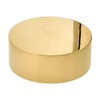 2" Dia. Polished Brass End Cap for 2" O.D. Rail