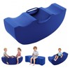 BALAPET Kids Sensory Rocking Chair, 2-Person Foam Seesaw, Navy Blue