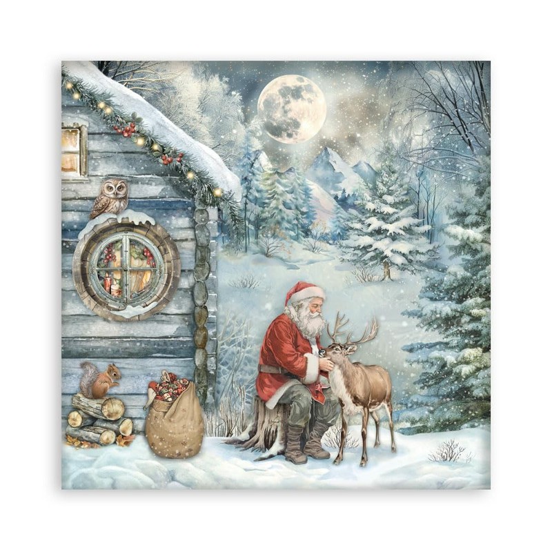 Stamperia SBBSXB16 Scrapbook Pad, Multicoloured, 20.3 cm x 20.3 cm