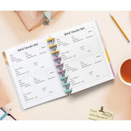 Student info sheets for 11 Disc Big Planners Teacher Planner Inserts Refill Student information template, Student Log 11-Disc Planner, Student info sheets for 8.5 x 11 Letter Size 11-Ring Planners