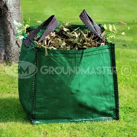 GroundMaster 90L Garden Waste Bags - Heavy Duty Large Refuse Sacks with Handles (1)