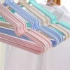 TodoPerchas 10 Ganchos Ropa Metalicos Antiderrapantes Calidad Premium