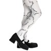 Stitched Child Tights, Black and White, One Size by Disguise