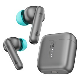 boAt Airdopes 141 Bluetooth Truly Wireless in Ear Headphones with 42H Playtime,Low Latency Mode for Gaming, ENx Tech, IWP, IPX4 Water Resistance, Smooth Touch Controls (Cider Cyan)