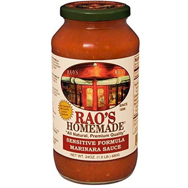 Rao's Homemade All Natural Sensitive Formula Marinara Sauce, 24 Ounce (Pack of 4)