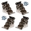Pack of 4 Hinges Heavy Duty Adjustable 90 Degrees, Self-Locking