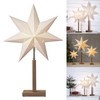 Star "Karo Mini" Material: Wood/Paper, Colour: Beige, Height: 55 x