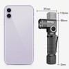 NICRON Flashlight, 700 Lumens 90 Degree Pocket Flashlight Rechargeable IP65