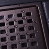 Orhemus Square Shower Floor Drain with Removable Cover Grid Grate