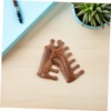 Ipetboom 2pcs Handmade Wooden Massage Comb for Scalp and Face