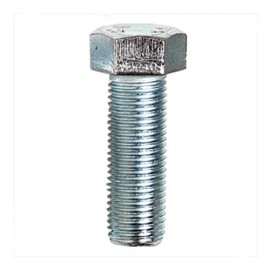 Unbranded M5 x 12mm Bolt , 0.80 pitch, metric, fully threaded, zinc plated, 12 PACK