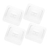 KICHOUSE 4pcs Lunch Box Snack Box Covers Food Storage Bin