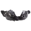 TRQ TRQ Front Left Inner Fender Liner Black Drivers Side
