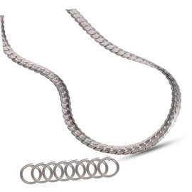 CORHAD Stylish Punk Necklace Link Chain Necklace Titanium Steel for Men Women