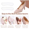 Shoe Heel Pads, Gel Cushion Inserts, Back of Heel Cushion,