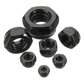 Alamor Cs1 10pcs Steel Self-Locking Hex Nut Nylon Insert Nut M2/M 2.5/M3/M4/M5/M6/M8 - M8