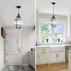 YUXINLUX Black Pendant Light Fixtures Modern Pendant Lights Kitchen Island
